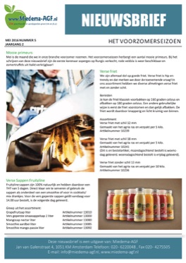 Miedema-AGF nieuwsbrief augustus 2015